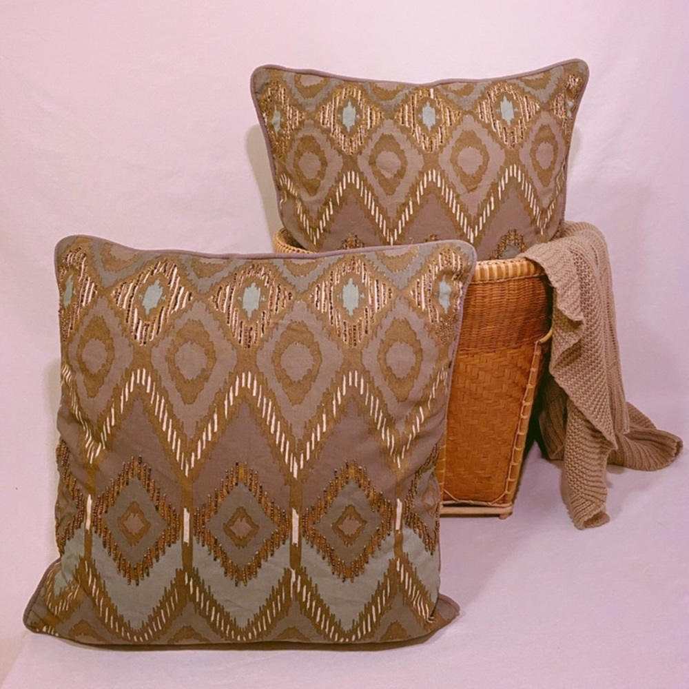 Pier One Ikat Throw Pillows